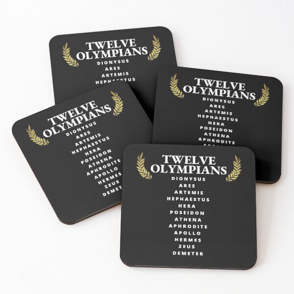Item preview, Twelve Olympians Greek Mythology Pantheon Deities Gods and Goddesses designed and sold by OnyxMoonDesigns.