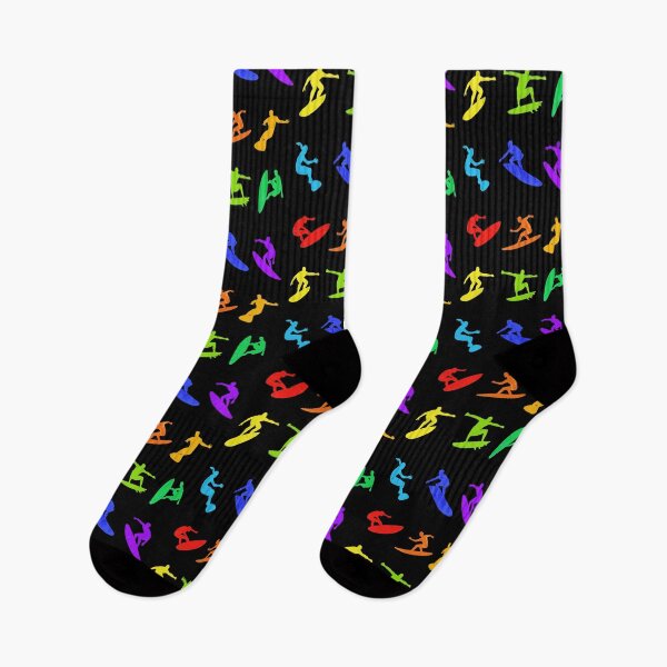 Item preview, Surfing Retro Multicolor Art designed and sold by AlysaWithArt.
