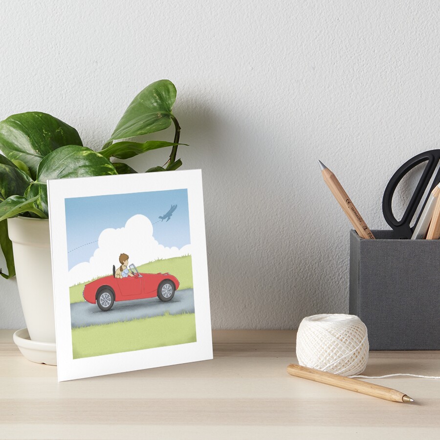 Item preview, Art Board Print designed and sold by amalou.