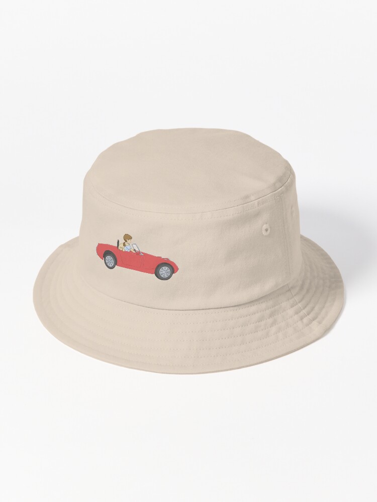Thumbnail 1 of 6, Bucket Hat, Beep Beep Vintage Car designed and sold by amalou.
