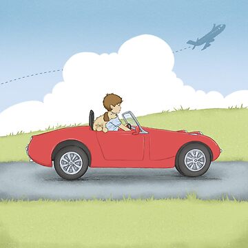 Artwork thumbnail, Beep Beep Vintage Car by amalou