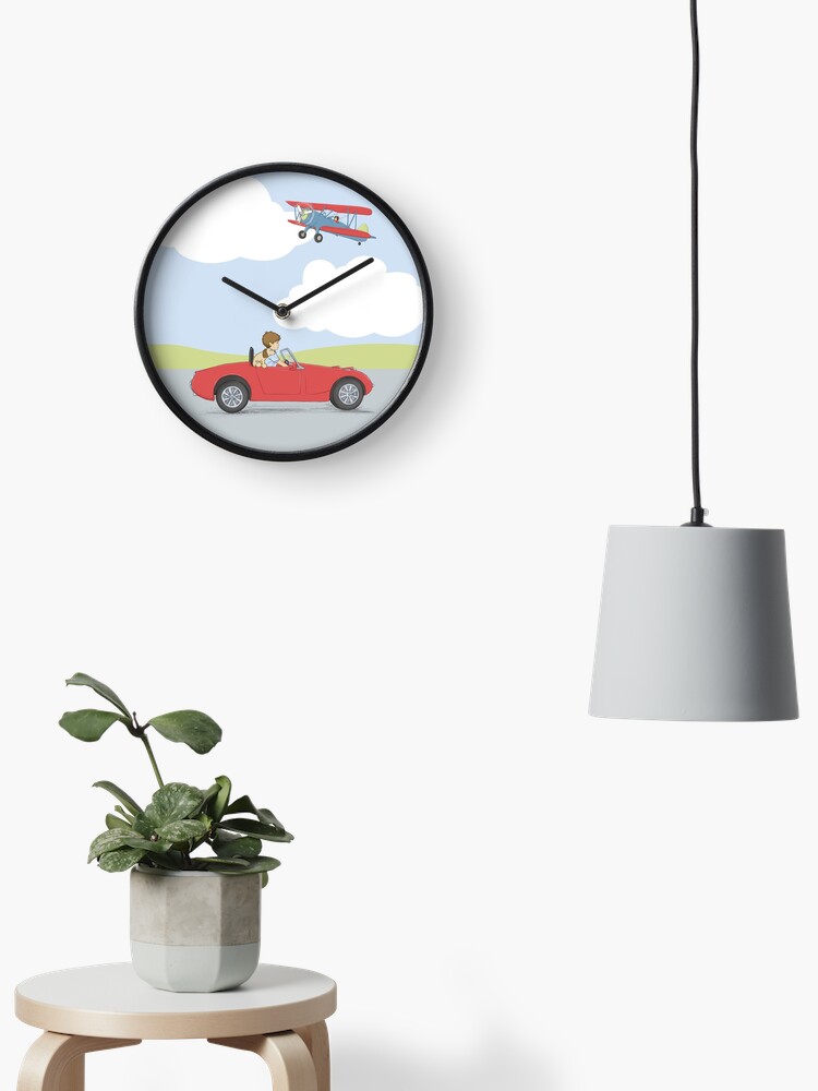 Thumbnail 1 of 4, Clock, Beep Beep Vintage Car designed and sold by amalou.