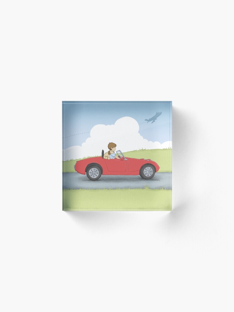 Thumbnail 2 of 5, Acrylic Block, Beep Beep Vintage Car designed and sold by amalou.