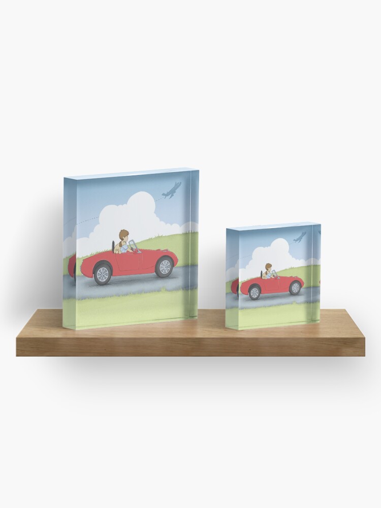 Thumbnail 4 of 5, Acrylic Block, Beep Beep Vintage Car designed and sold by amalou.