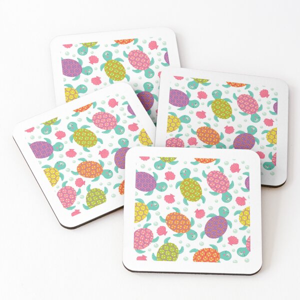 Item preview, Colorful Turtle And Coral designed and sold by AlysaWithArt.