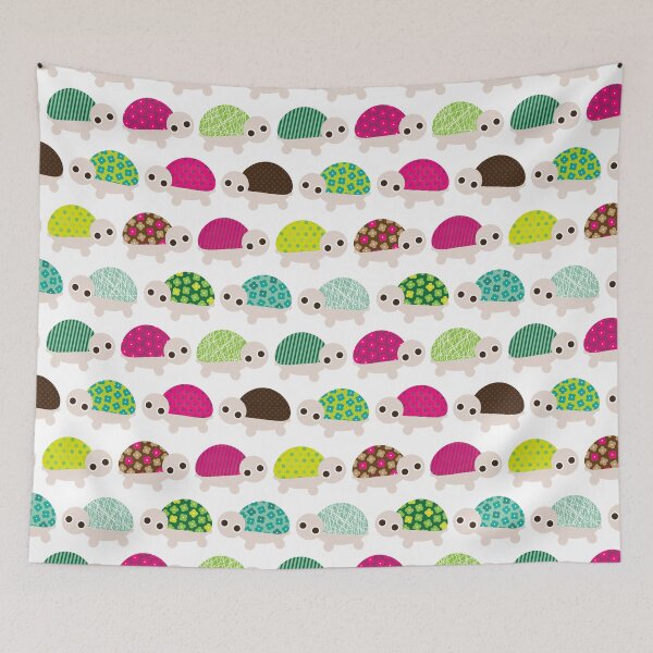 Item preview, Multicolor Turtle And Shell designed and sold by AlysaWithArt.