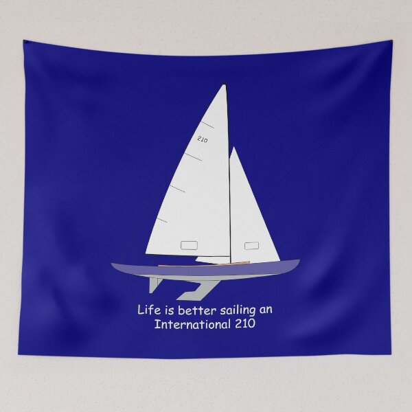 Item preview, International 210 Sailboat - Life is better sailing an International 210 designed and sold by CHBB.