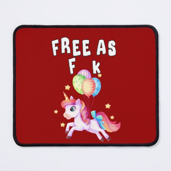 Item preview, Free As Fuck Shirt With Unicorn designed and sold by aventi24.