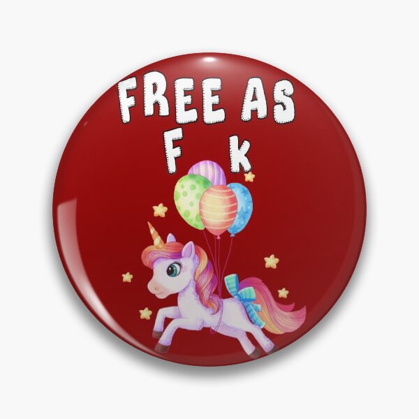 Artikelvorschau, Free As Fuck Shirt mit Einhorn entworfen und verkauft von aventi24.
