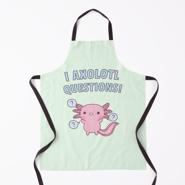 Item preview, Cute I Axolotl Questions Amusing Pun designed and sold by rustydoodle.