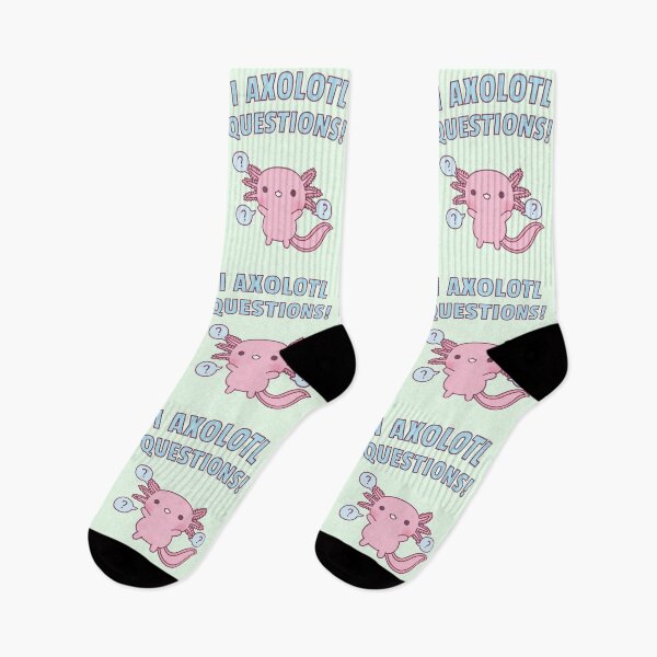 Item preview, Cute I Axolotl Questions Amusing Pun designed and sold by rustydoodle.