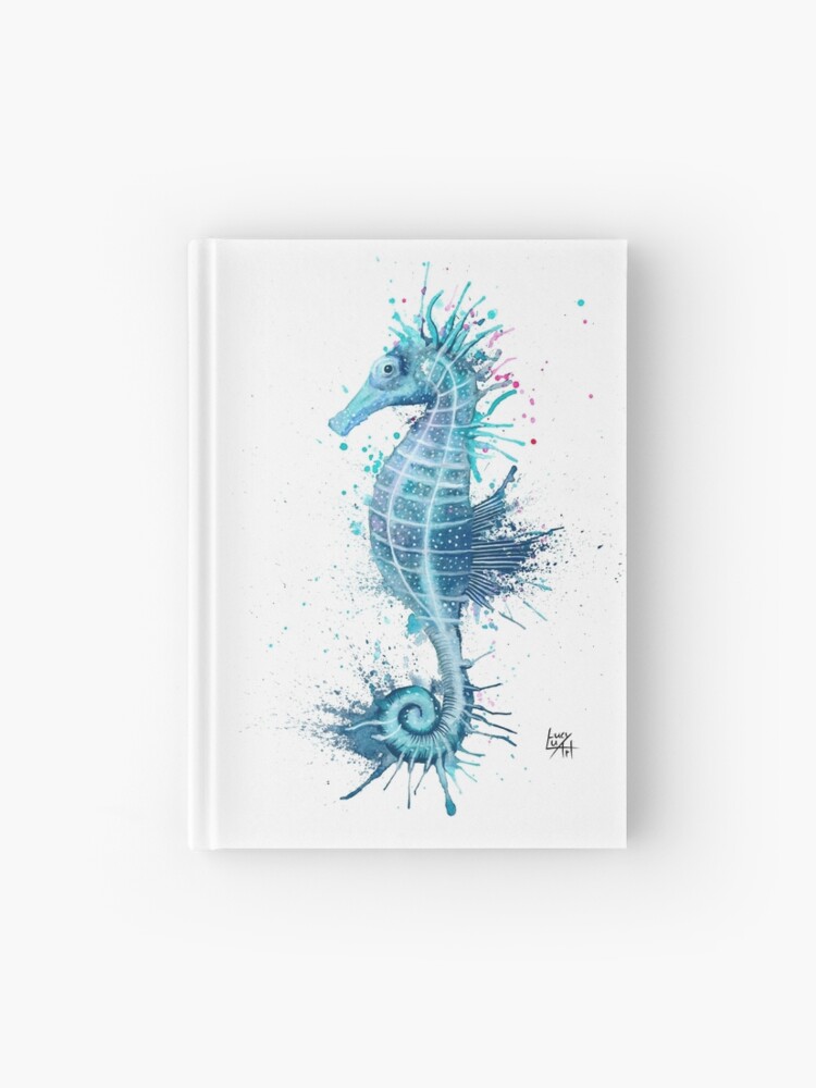 Thumbnail 1 of 3, Journal, Seahorse designed and sold by lucyluart.