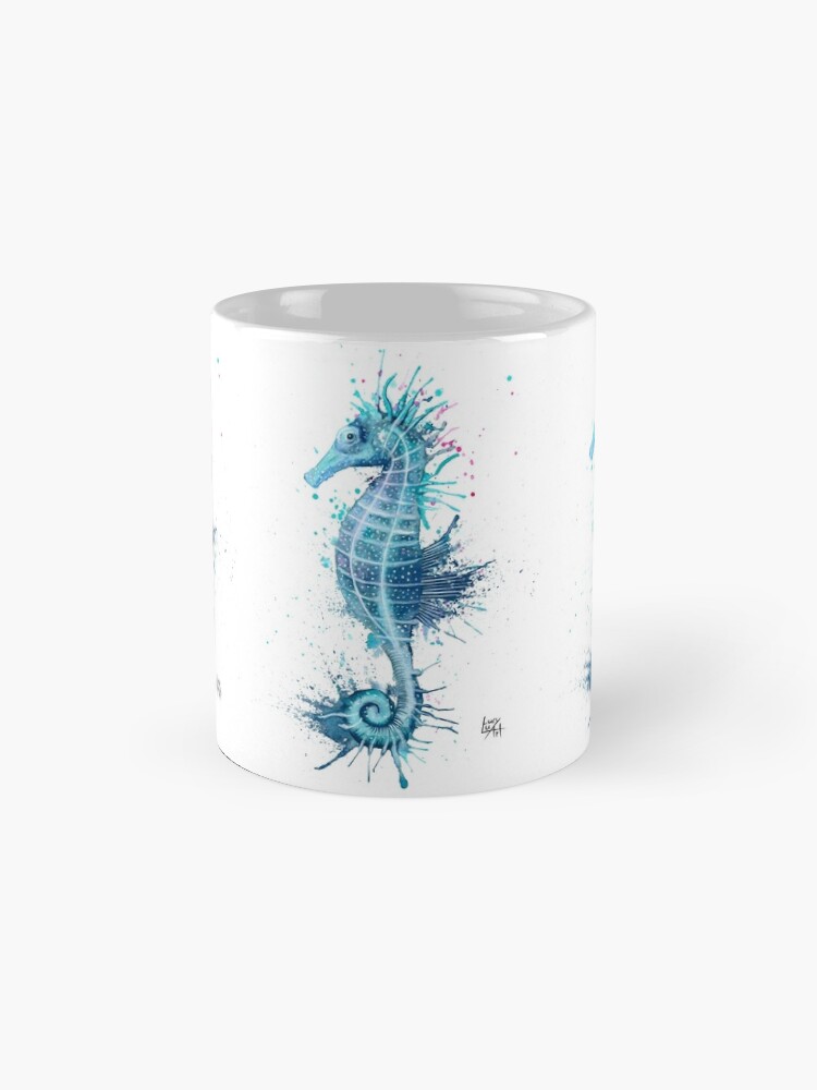 Thumbnail 4 of 6, Coffee Mug, Seahorse designed and sold by lucyluart.