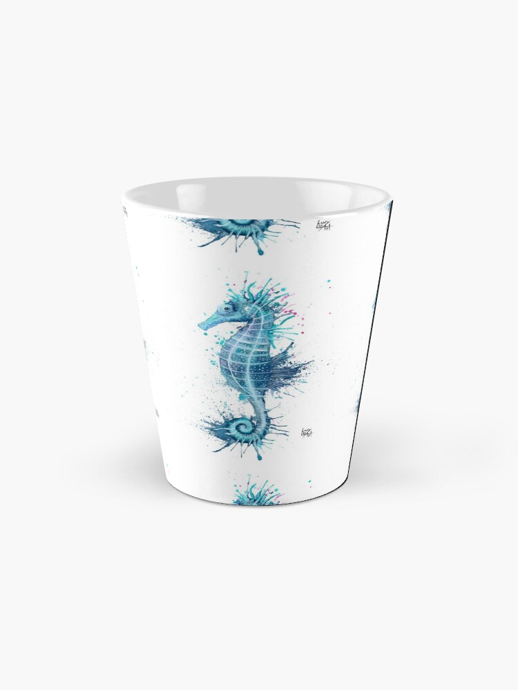 Thumbnail 2 of 4, Coffee Mug, Seahorse designed and sold by lucyluart.