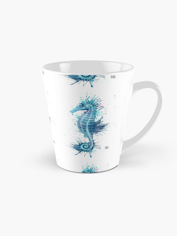 Thumbnail 1 of 4, Coffee Mug, Seahorse designed and sold by lucyluart.