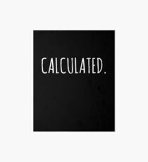 Rocket Leaugue Video Game Calculated Funny Gifts Art Board