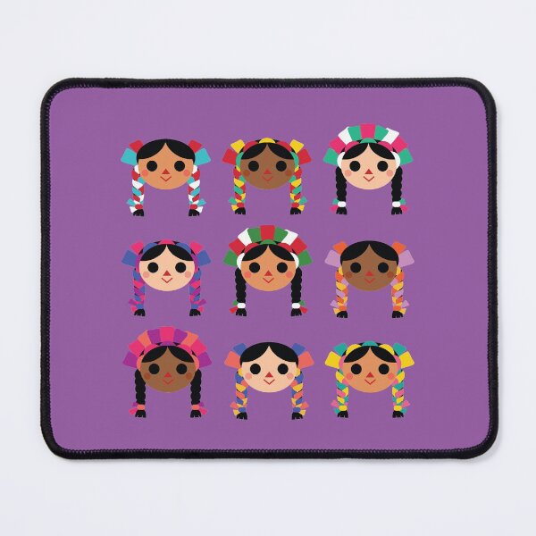 Item preview, Maria ‘Tres Sabores’- Linear Pattern (Purple) designed and sold by AIKEKARAI.