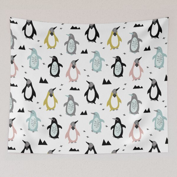 Item preview, Abstract Penguin On White designed and sold by JaskolArt.