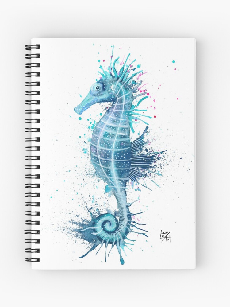 Thumbnail 1 of 3, Journal, Seahorse designed and sold by lucyluart.