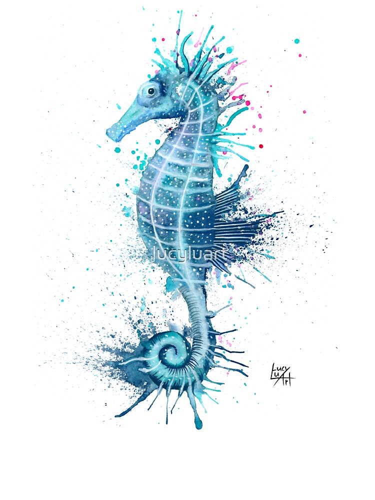 Thumbnail 2 of 2, Baby One-Piece, Seahorse designed and sold by lucyluart.