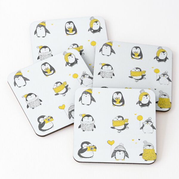 Item preview, Cute Penguin in Yellow designed and sold by JaskolArt.