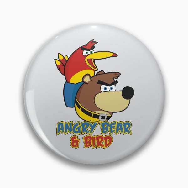 Item preview, Angry Bear and Bird  designed and sold by Picturetshirt.