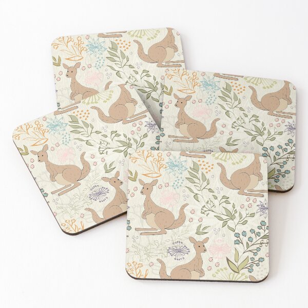 Item preview, Kangaroo Floral Vintage designed and sold by FlossieShop96.