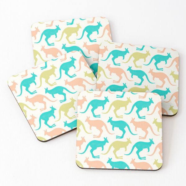 Item preview, Multicolor Kangaroo Silhouettes  designed and sold by FlossieShop96.