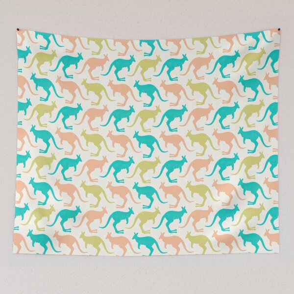 Item preview, Multicolor Kangaroo Silhouettes  designed and sold by FlossieShop96.