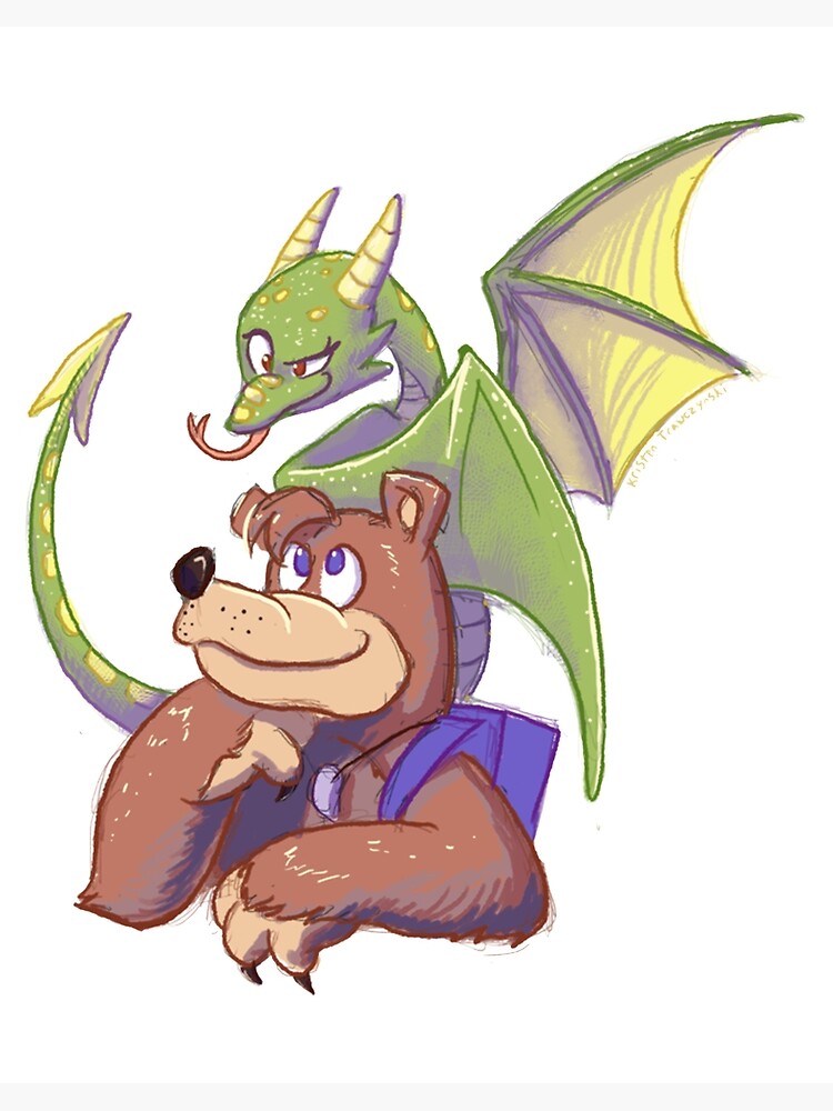 Banjo, Kazooie and Jinjo too! Greeting Card for Sale by EricsArthurss