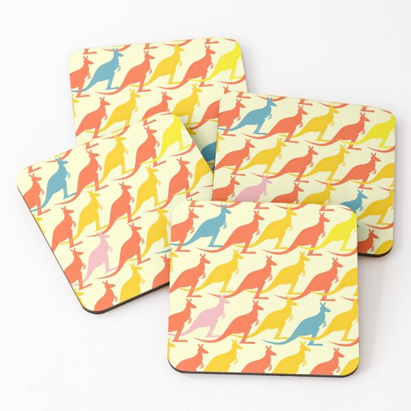 Item preview, Multicolor Kangaroo Silhouettes  designed and sold by FlossieShop96.