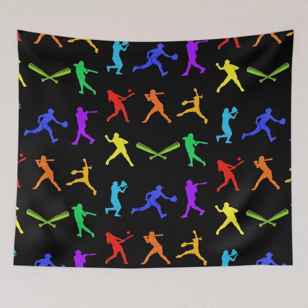 Item preview, Softball Colorful Art designed and sold by JaskolArt.