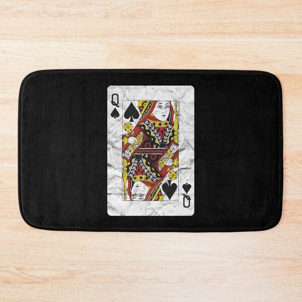 Item preview, Playing Cards Queen Of Spades (distressed design) designed and sold by siggyspatsky.