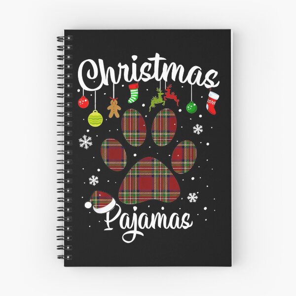 Item preview, Funny Christmas Pajamas Plaid Dog Paw Print Funny Holiday Gifts designed and sold by SHankdesign.