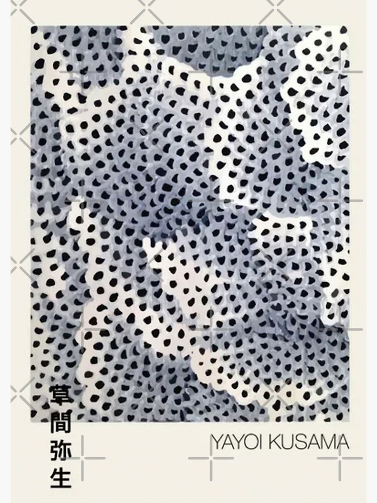 "Yayoi Kusama Black And White Spots" Spiral Notebook for Sale by