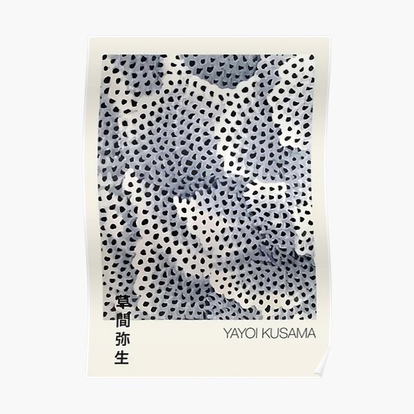 Yayoi Kusama - Black And White Spots Póster