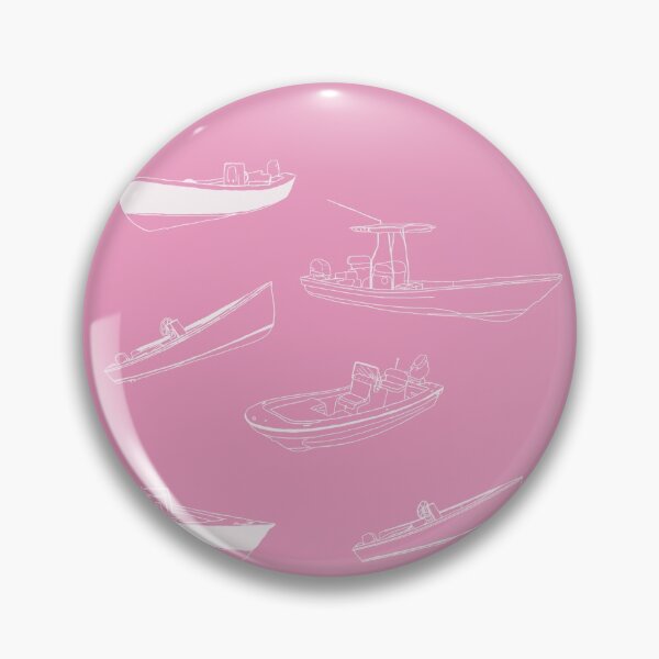 Item preview, Panga Boats Pink with White designed and sold by Ashley Gagnon.