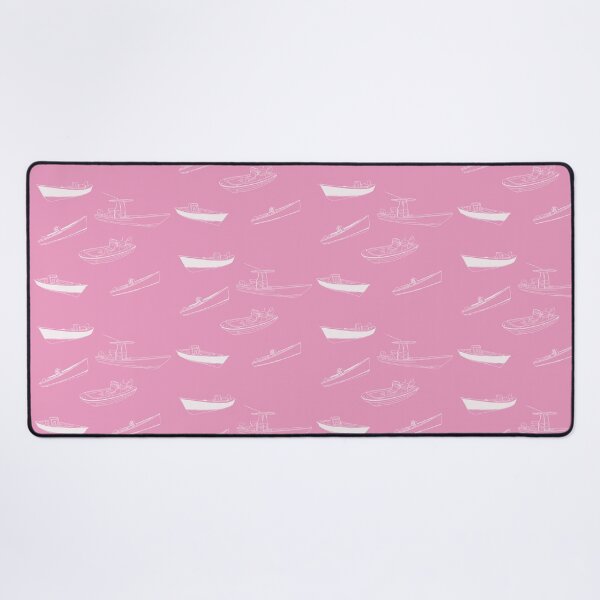 Item preview, Panga Boats Pink with White designed and sold by Ashley Gagnon.
