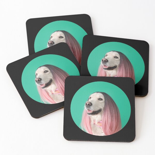 Item preview, Dogs in wigs designed and sold by PF-creations.