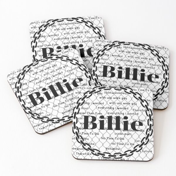 Item preview, Billie's song titles designed and sold by emptysky1201.