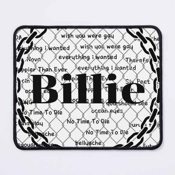 Item preview, Billie's song titles designed and sold by emptysky1201.