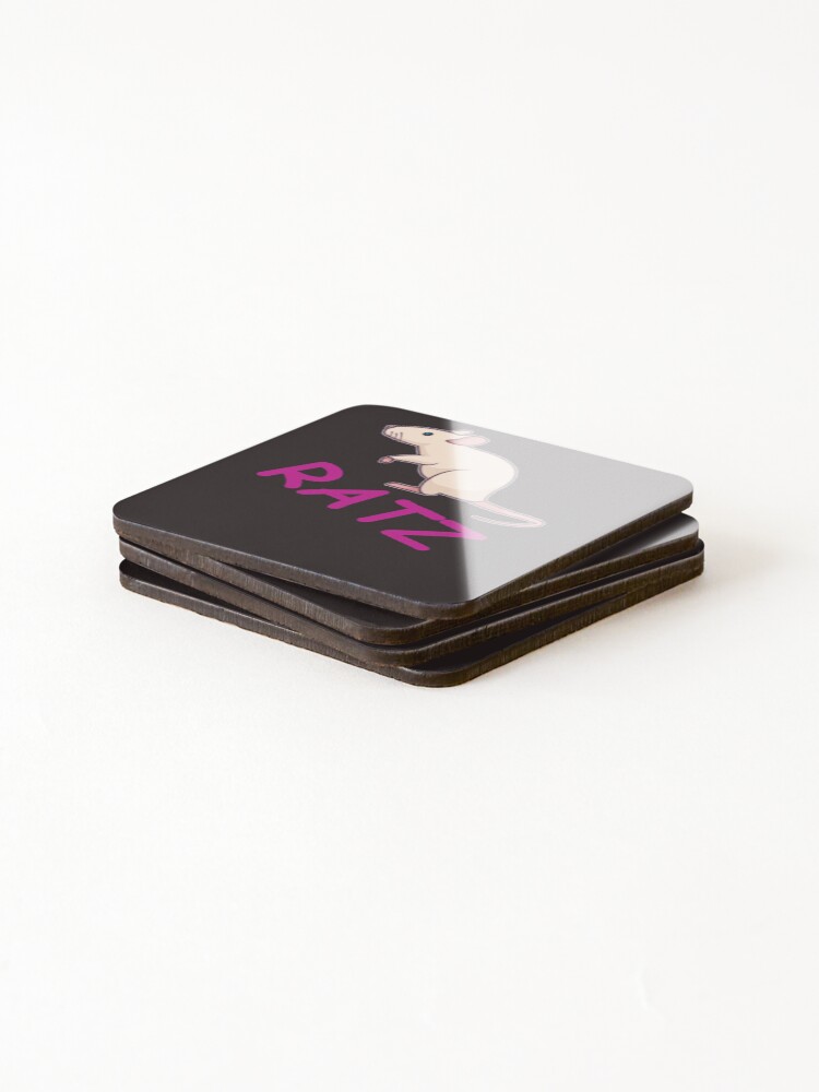 Thumbnail 4 of 5, Coasters (Set of 4), Illustration Ratz Mouse designed and sold by RyoSaeba90.