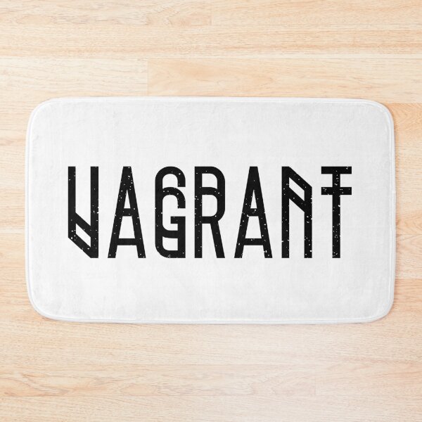 Item preview, Vagrant Elongated Typography designed and sold by Parag's Travel Shop.