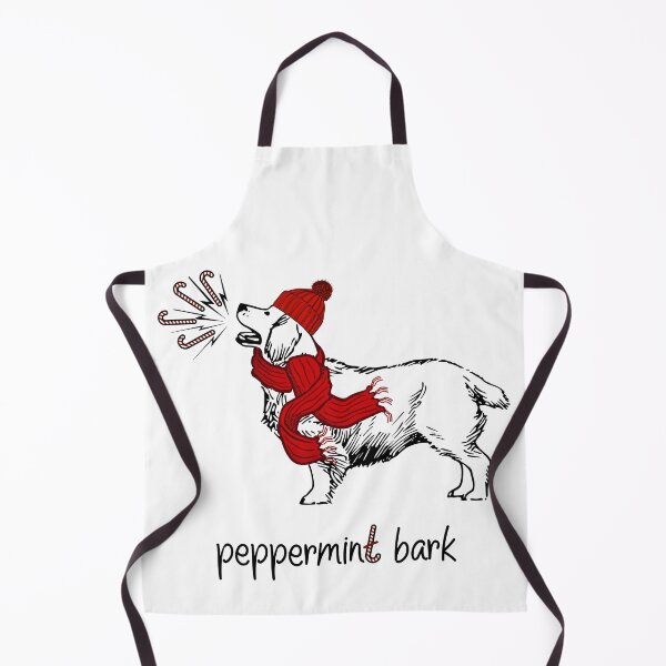 Item preview, Peppermint Bark | Humorous Christmas Art for Dog Lovers designed and sold by goadyssey.
