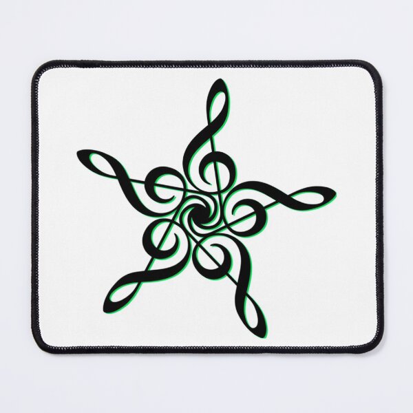 Item preview, Treble Clef Star - Music designed and sold by Sarcasmagic.