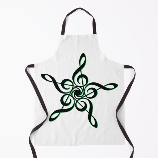 Item preview, Treble Clef Star - Music designed and sold by Sarcasmagic.