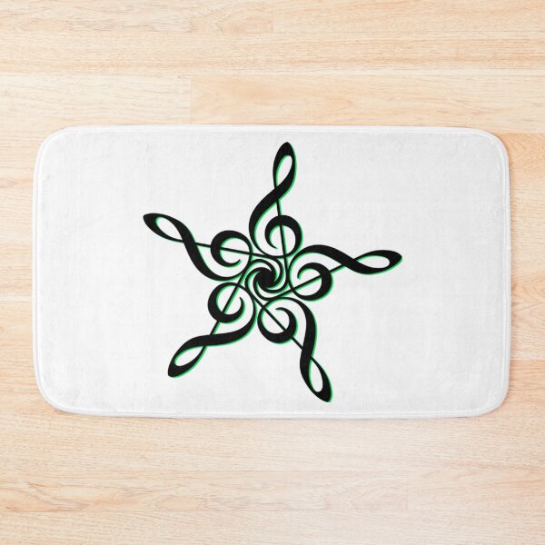 Item preview, Treble Clef Star - Music designed and sold by Sarcasmagic.