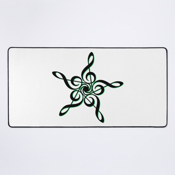 Item preview, Treble Clef Star - Music designed and sold by Sarcasmagic.