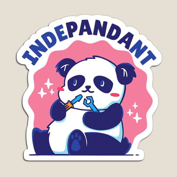 Item preview, Funny Panda Bear Pun Indepandant designed and sold by unassertive19.