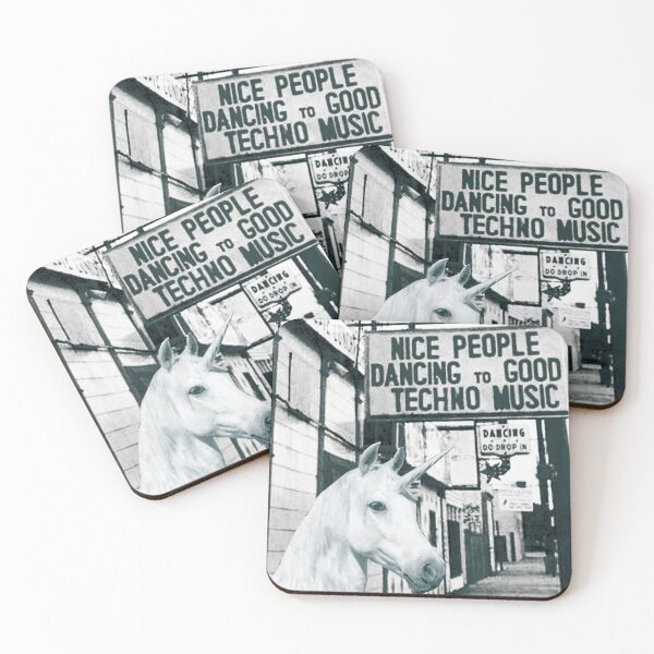 Item preview, Unicorn Searching for Techno Club designed and sold by DFerraz.